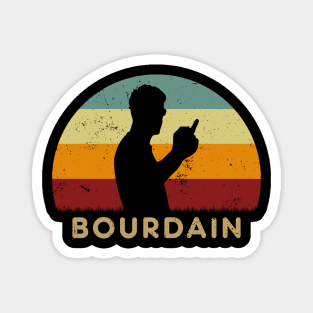 Retro Sunset - Anthony Bourdain Magnet