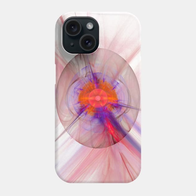 Abstract developing egg fractal Phone Case by hereswendy
