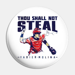 Yadier Molina Thou Shall Not Steal Pin