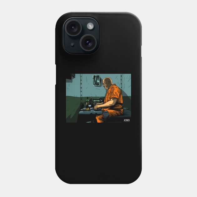 Daredevil “Routine” Wilson Fisk portrait (digital) Phone Case by StagArtStudios