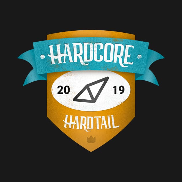 Hardcore Hardtail Retro Logo by HenrisKas