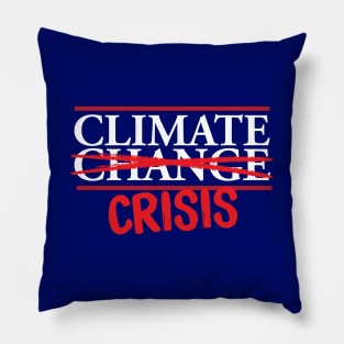 Climate Crisis Protecting Mother Earth Pillow