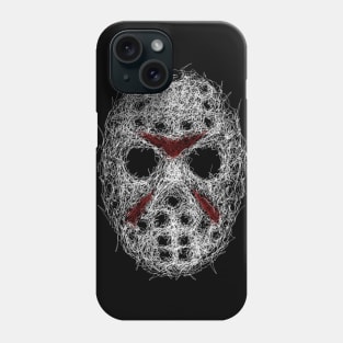 Jason voorhees sketch Phone Case