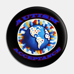 Autism Acceptance Pin