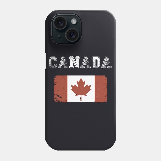 Vintage Canada Flag Canada Day Vintage Style Phone Case by MasliankaStepan