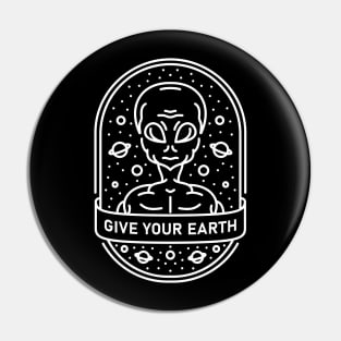 Give Your Earth Pin