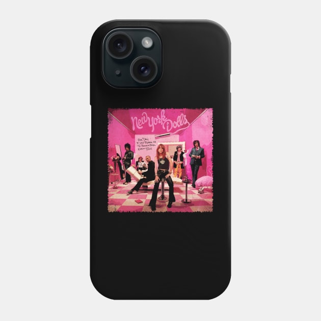 Streetwise Glam New York Dolls' Urban Swagger Phone Case by ElenaBerryDesigns