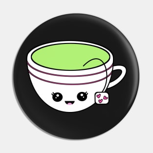 Cute Matcha Tea Pin