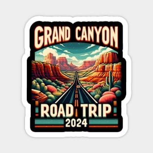 Family Trip Summer Vacation 2024 Grand Canyon Road Trip Magnet