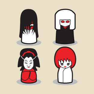 Kokeshi horror dolls T-Shirt