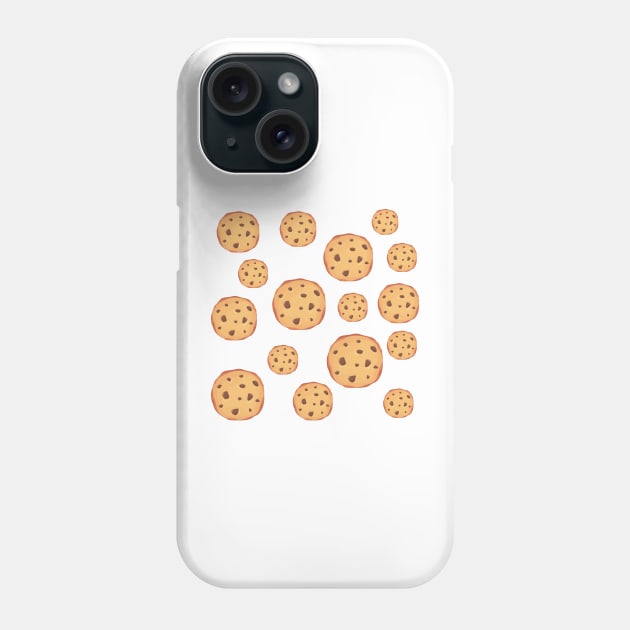 Chocolate Chip Cookies Phone Case by edwardecho