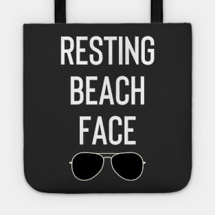 Resting Beach Face Tote