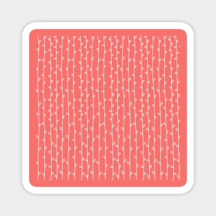 Coral leaf pattern Magnet