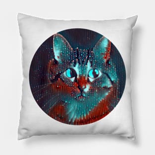 Furry mycat, revolution for cats Pillow