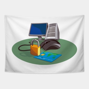 Credit Card Security of Internet Retro Tapestry