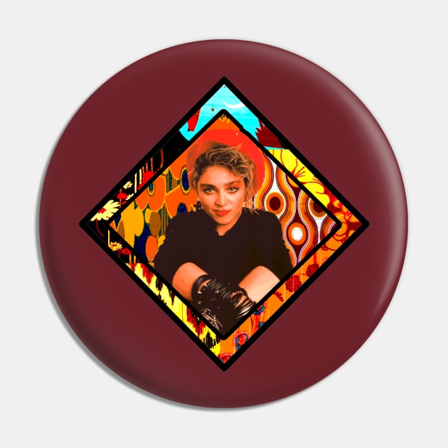 Madonna Retro Vibes Pin by artbyomega