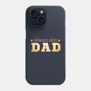 Worlds Best Dad | 3D Vintage Phone Case