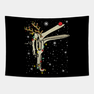 Christmas Reindeer Speculum Nurse L&D Nursing Tapestry