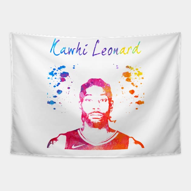 Kawhi Leonard Tapestry by Moreno Art