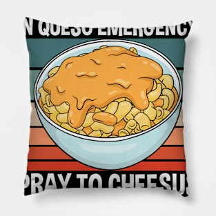 In Queso Emergancy Mac'n Cheese Pillow