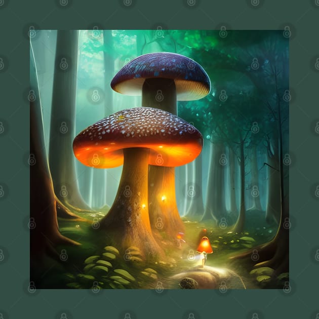 Fungi Tales (2) - Fairy Magic Mushrooms by TheThirdEye