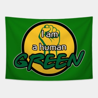 Human Green Tapestry