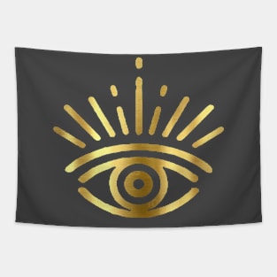 Gold fashion eye Tapestry