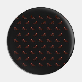 Orange Gator Pin