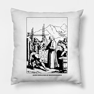 Saint William Of Montevergine Pillow