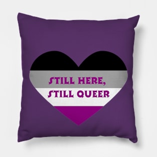 Asexual Pride heart Pillow