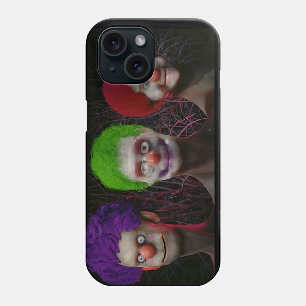 Creepy Clowns Phone Case by occultfx