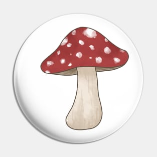 Red Mushroom Pin