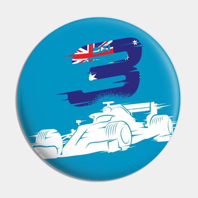 We Race On! 3 [Flag] Pin by DCLawrenceUK