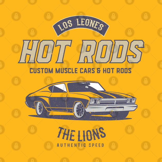 Los Leones Hot Rods - Pubg - T-Shirt | TeePublic