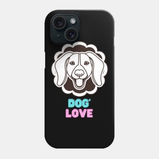 Love dogs my family Phone Case