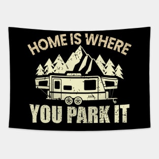 home is where you park it Tapestry