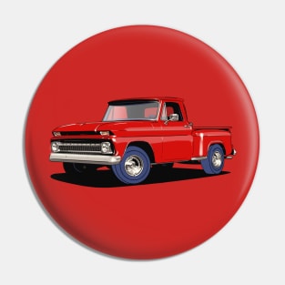 Chevrolet C10 Pickup in Red Pin