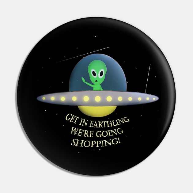 Alien Friend Pin by RachelRoseLynn