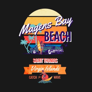 Magens Bay Beach Vintage-Style T-Shirt