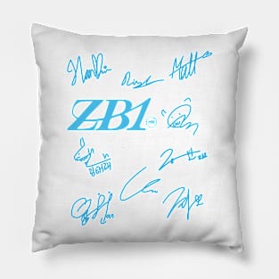 fanart signature of the zero base one group Pillow