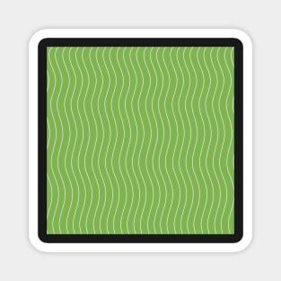 Green Apple Waves Magnet