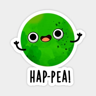 Hap-pea Cute Happy Pea Pun Magnet