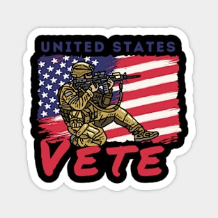 US Vete Design Magnet