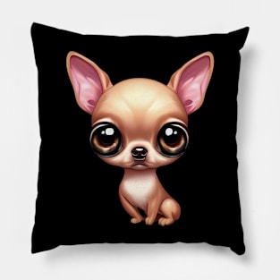 Playful Chihuahua Pillow