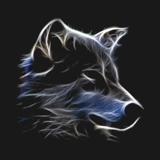 Abstract Wolf Animals Kids TShirt TeePublic