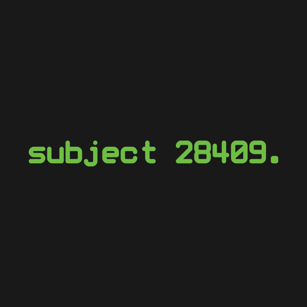 Subject 28409. by TeePub