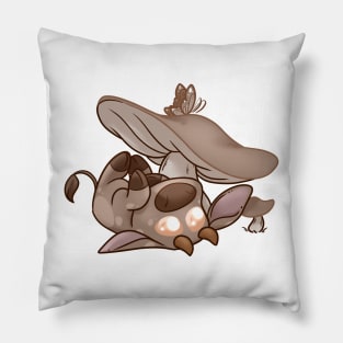 Brown Mushroom Minecraft cow Pillow