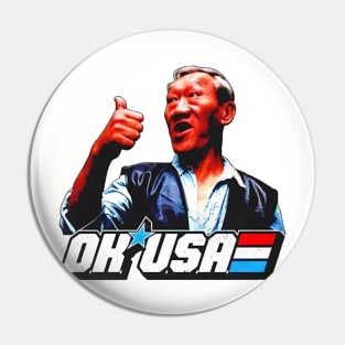 OK USA Pin