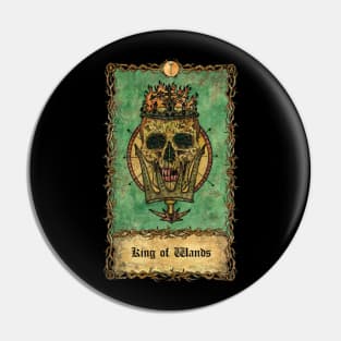 King Of Wands. Eternal Bones Tarot (Colorful) design. Pin