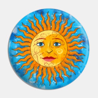 Summer sun painting Pin